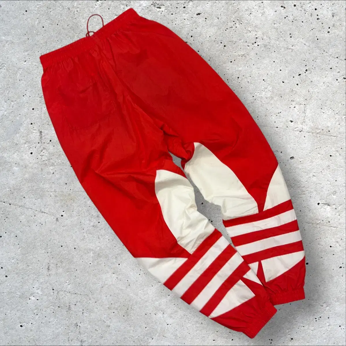 XS] 아디다스 파이어버드 빨간색 삼선 트레이닝 바지 C774 | 브랜드